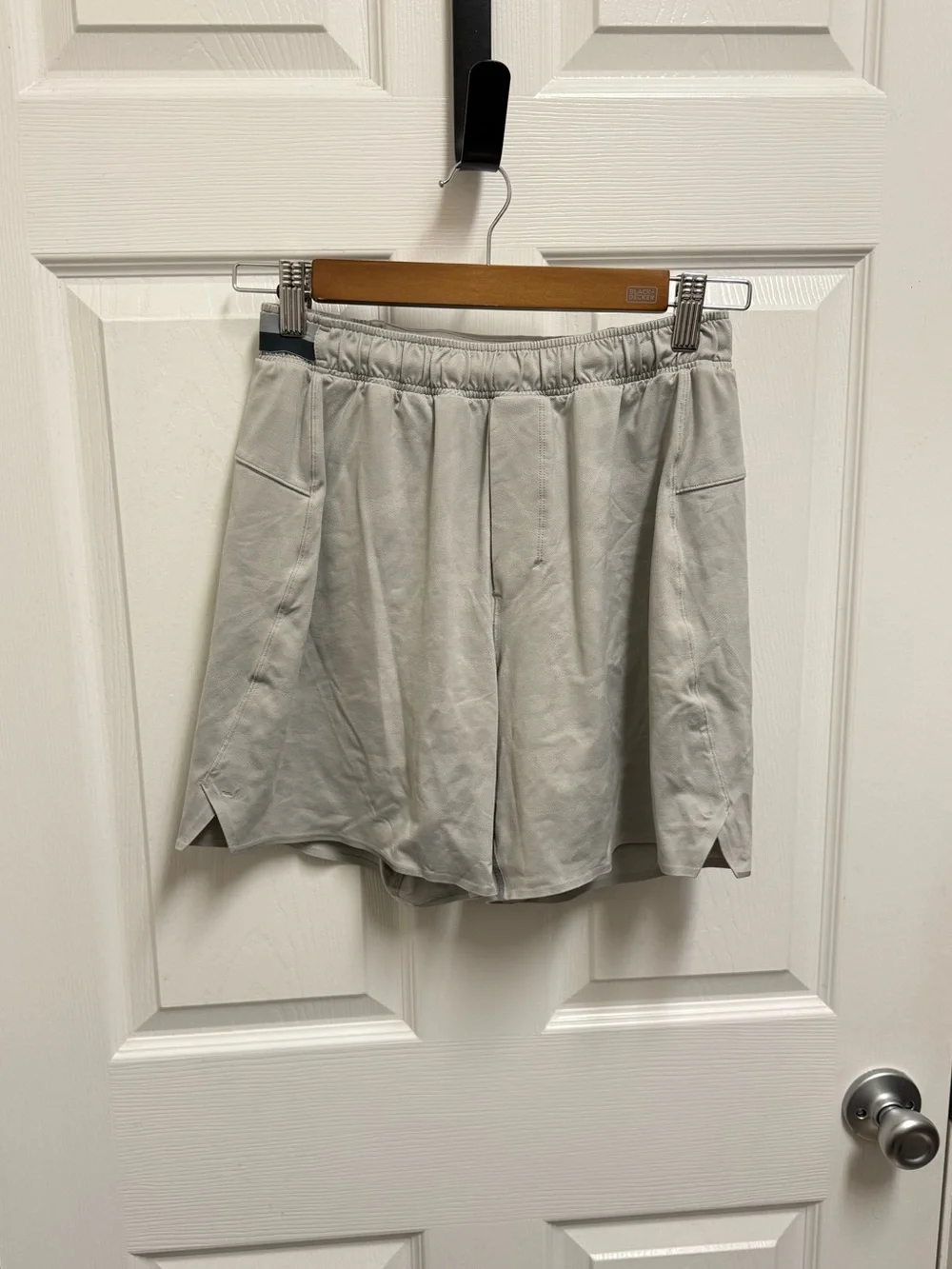 Lululemon Light Gray Camo Athletic Shorts